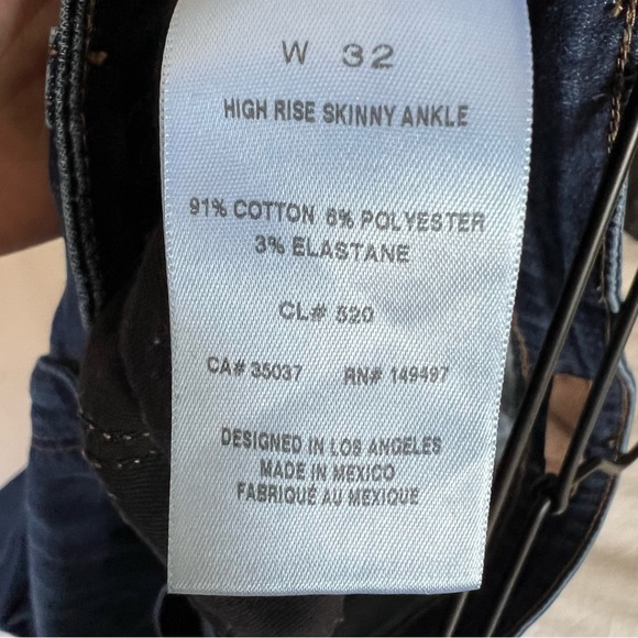 Joe's Jeans High Rise Skinny Ankle Medium Wash Denim Size 32 - Picture 12 of 12